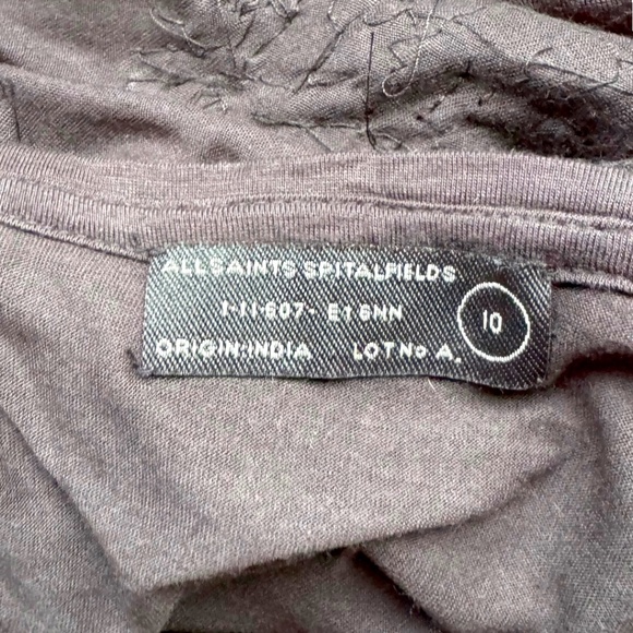 AllSaints Spitalfields Kajuku Dress – Size 10 UK – Hand–Embellished Sequins - Picture 4 of 8